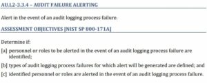3.3.4 Audit Logging Process Failure