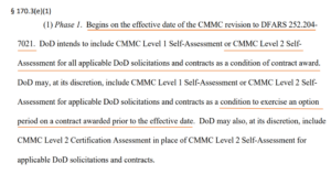 CMMC Level 2 Self-Assessment Analysis