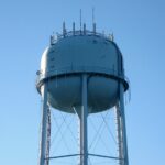 A water tower which is critical infrastructure protected by CISA proposed reporting rule cyber