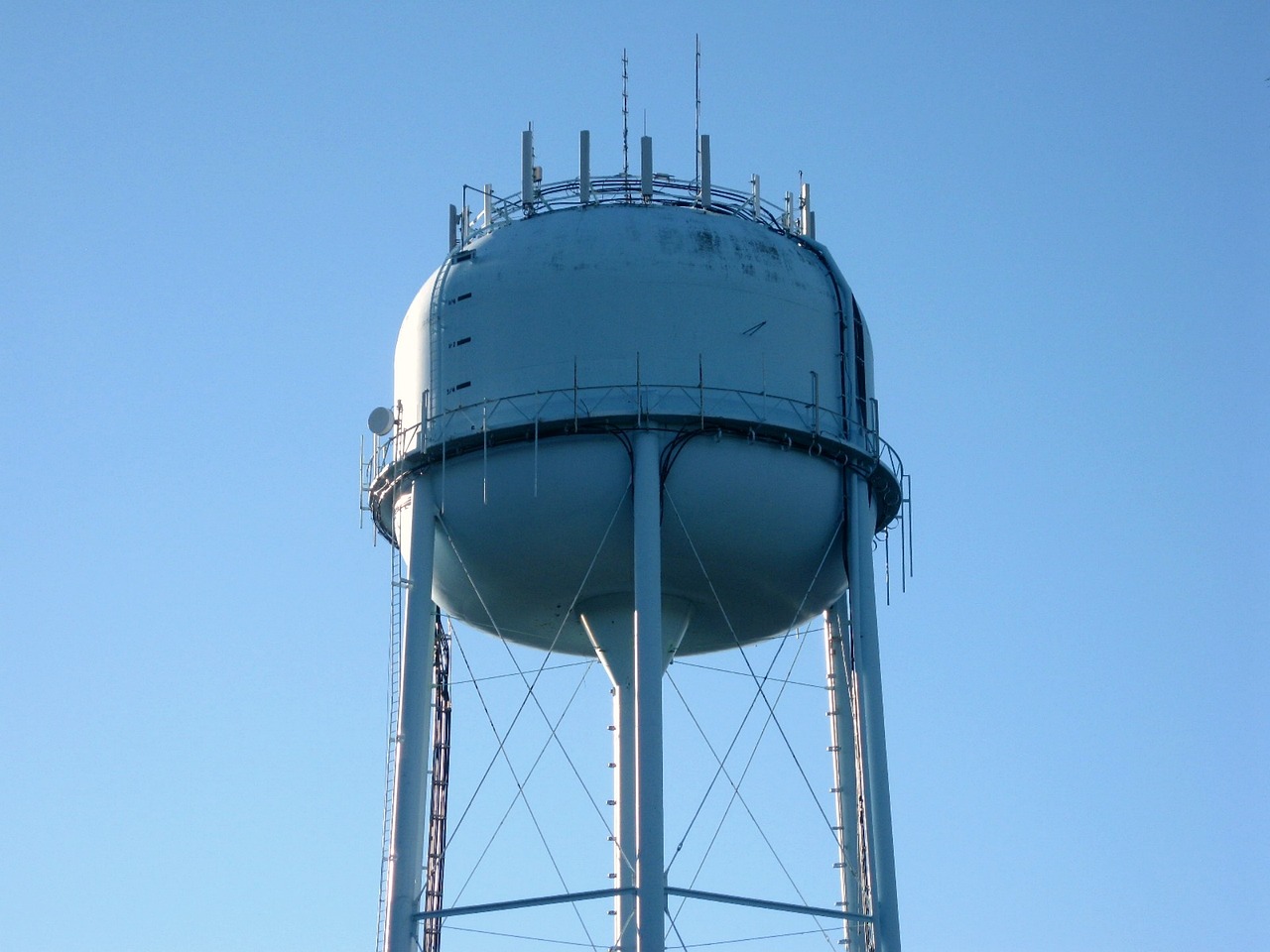 A water tower which is critical infrastructure protected by CISA proposed reporting rule cyber